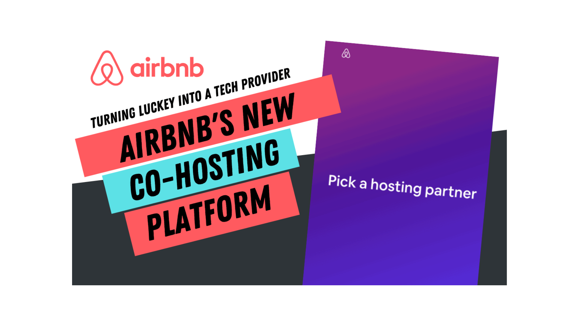 Airbnb’s new co-hosting setting “MORE BOOKINGS”